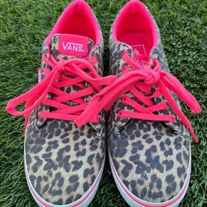 Vans - Hot pink and cheetah print
